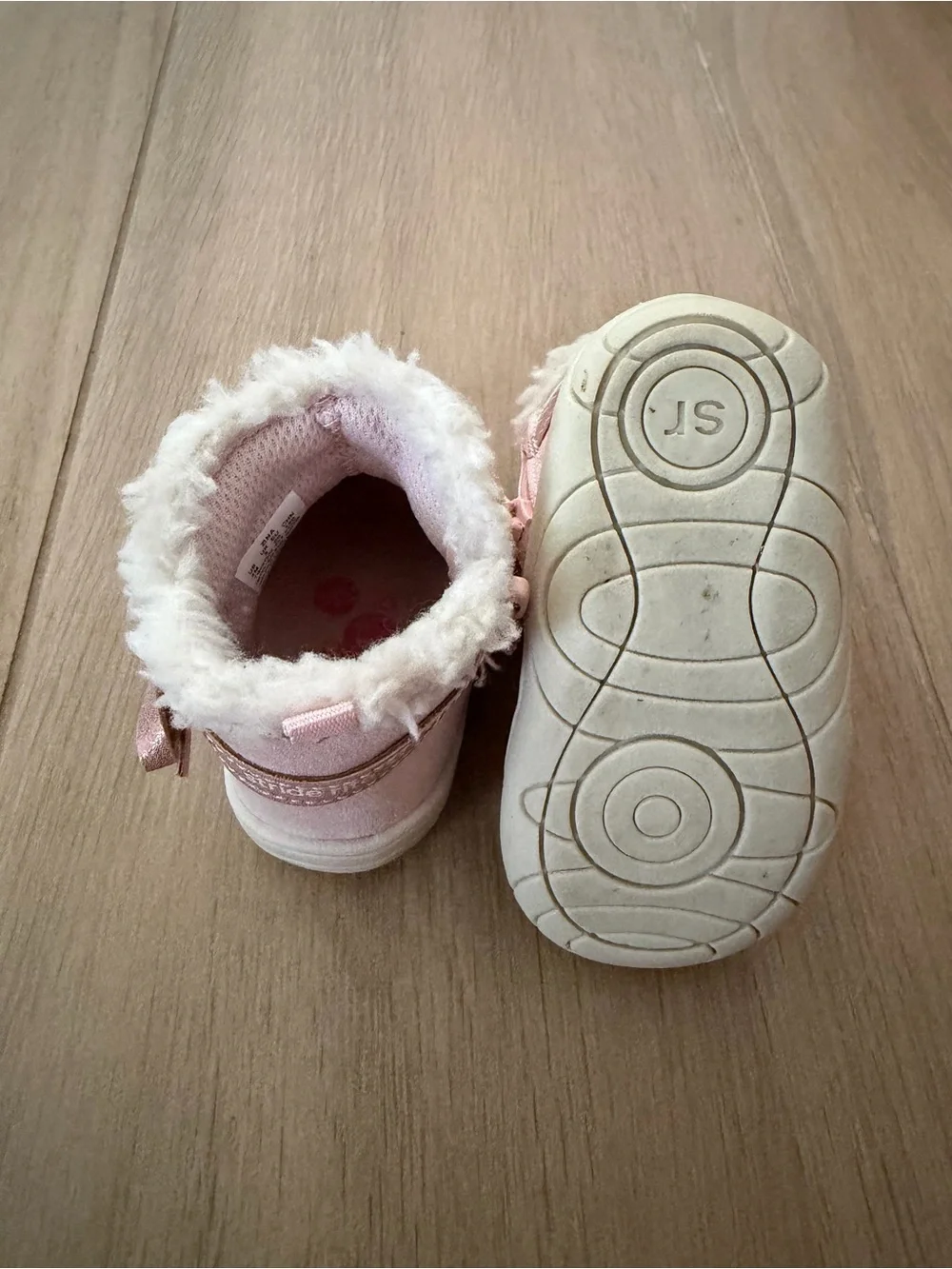 Stride Rite Kids Faux-Fur Lined Pink Winter Boots
